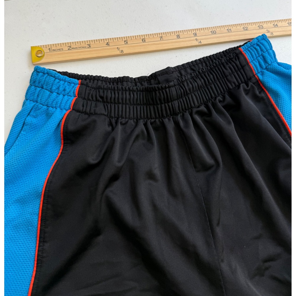 Air Jordan Basketball Shorts Men's Large Blue Black Orange Mesh Athletic  13" - Picture 8 of 13